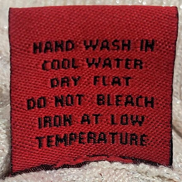 Creme Textured Sweater by Red Women's Size L - Picture 7 of 8